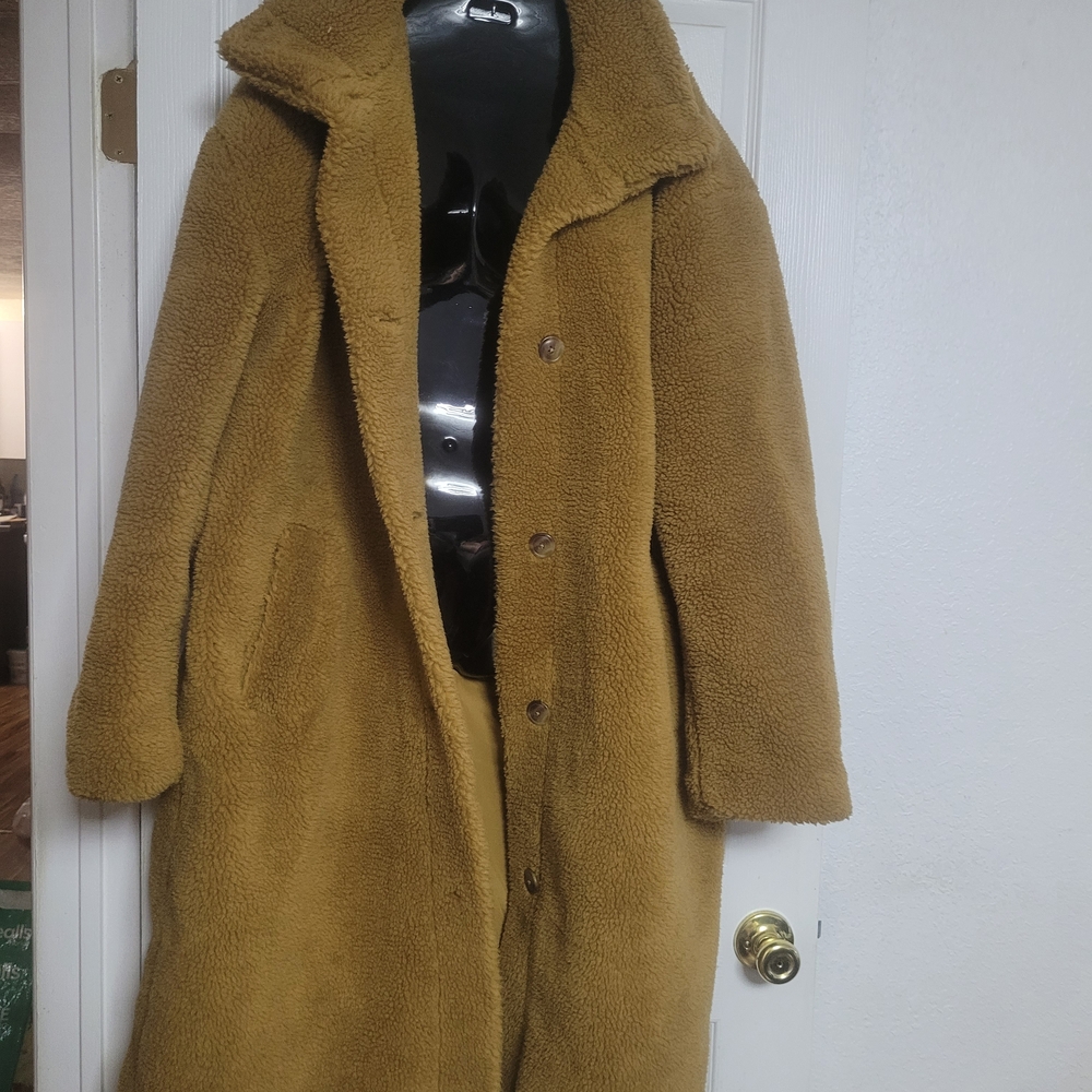 GAP Cozy Brown Teddy Jacket for Women - Picture 2 of 9